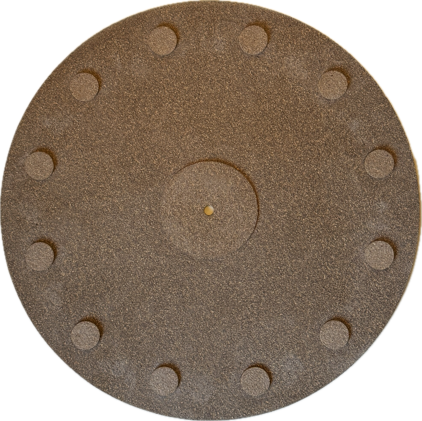 Turntable Mat - Cork with Isolation Discs