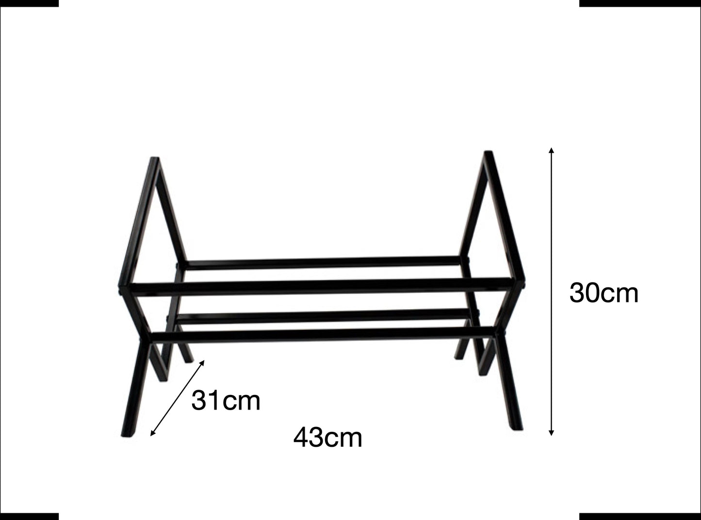 Steel Frame Record Rack
